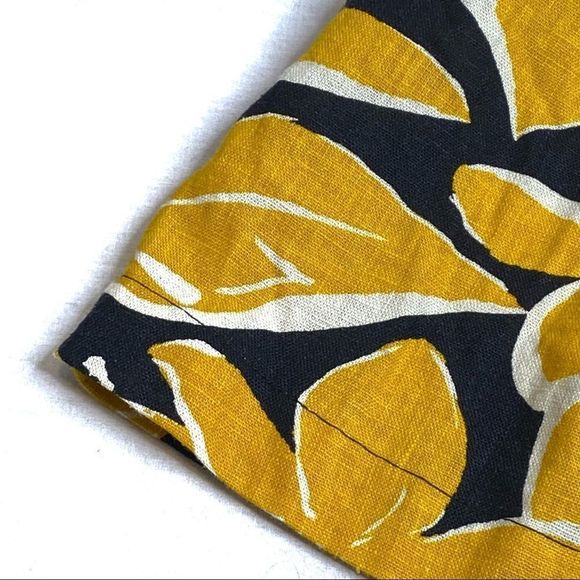 Who What Wear NWOT floral paperbag waist linen blend shorts size 10 - Picture 6 of 16